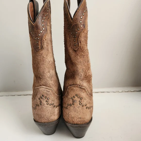 Harley Davidson Womens Brown Western Cowboy Boots Size 7.5 - Picture 6 of 12